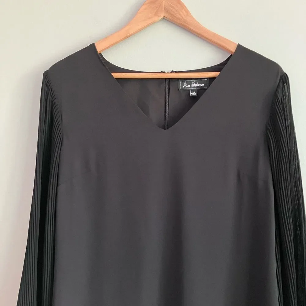 SAM EDELMAN Black Shift Dress Size 10 - Picture 11 of 11